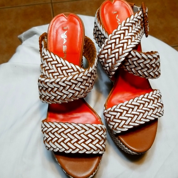 Via Spiga Shoes - Wedges heels Sz ( 6 1/2 M ) Via Spiga